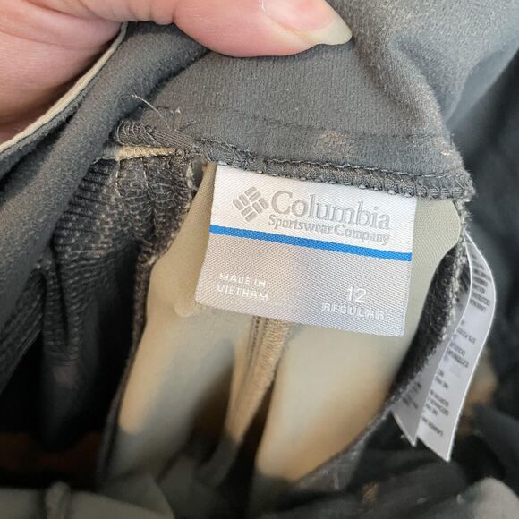Columbia Pants Women 12 Beige Omni-Shield Advanced Repellency Convertible Hiking - Picture 11 of 14